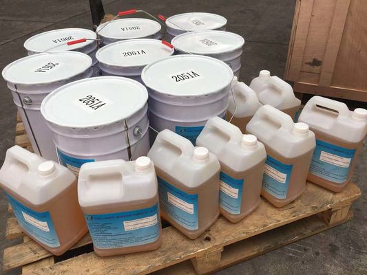 Resin Epoksi Pengecoran Merah, Pengeras Resin Tahan Panas Guncangan