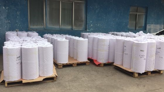 Bahan Baku Transformer Putih Kain Fiberglass Mesh Untuk Insulasi Listrik Bushing